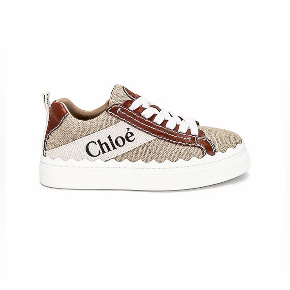 Chloe Lauren Canvas Low Top Sneakers - New Condition